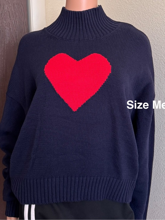 Free Assembly Sweaters - Free Assembly Women's Mock Neck Button Sweater with Long Sleeves, Medium